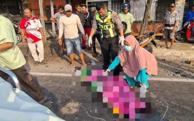 Polres Lamongan Ungkap Kecelakaan Maut di Sukodadi, Satu Pengendara Meninggal di TKP