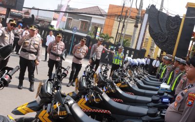 Polres Lamongan Cek Kesiapan Personel Dan Perlengkapan PHH Siap Hadapi Situasi Kontingensi